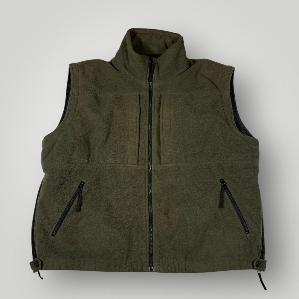 5.11‎ Tactical Series Vest Mens Large Green Fleece Full Zip Outdoor Workwear